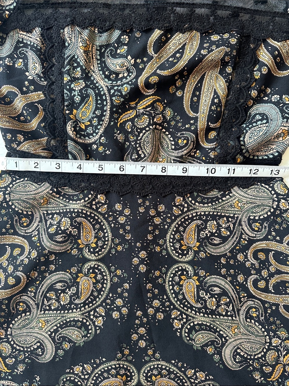 CUPCAKES AND CASHMERE Black Paisley Lace Long Sleeve Mini Dress SzS Feminine EUC - Picture 16 of 17